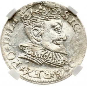 Poland Trojak 1594 Riga NGC MS 61