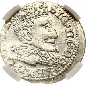 Pologne Trojak 1596 Riga NGC MS 62