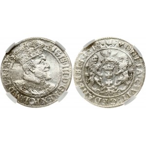 Pologne Gdansk Ort 1618 SA (R) NGC MS 63