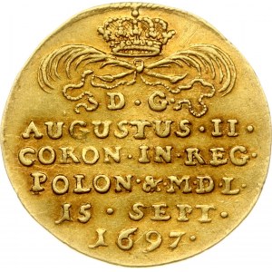 Poland Ducat 1697 IK Coronation