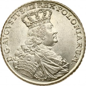 Poland Saxony Taler 1755 EDC NGC MS 61