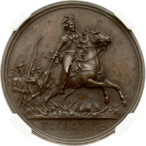 Poľsko Medaila k 100. výročiu bitky pri Raclawiciach 1894 NGC MS 63 BN