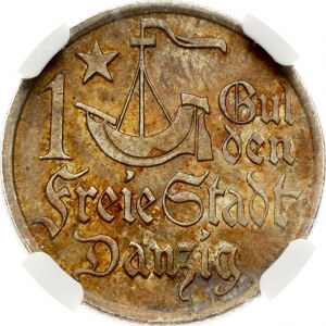Poland Danzig 1 Gulden 1923 NGC MS 64