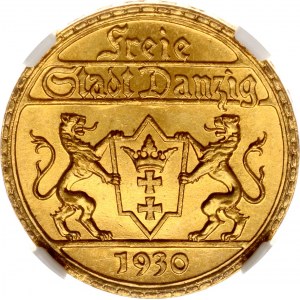 Poland Danzig 25 Gulden 1930 NGC MS 66