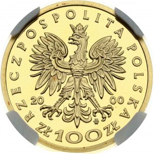 Poland 100 ZLotych 2000 MW Jadwiga NGC PF 69 ULTRA CAMEO