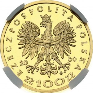 Poland 100 ZLotych 2000 MW Jan II Kazimierz NGC PF 69 ULTRA CAMEO
