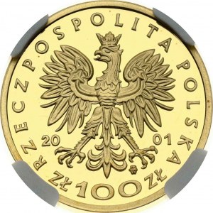 Poland 100 ZLotych 2001 MW Jan III Sobieski NGC PF 69 ULTRA CAMEO
