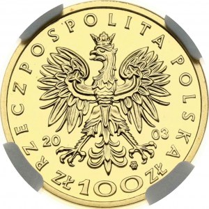 Poland 100 ZLotych 2003 MW Kazimierz IV Jagiellonczyk NGC PF 69 ULTRA CAMEO