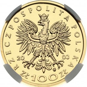 Poland 100 ZLotych 2003 MW Stanislaw Leszczynski NGC PF 69 ULTRA CAMEO