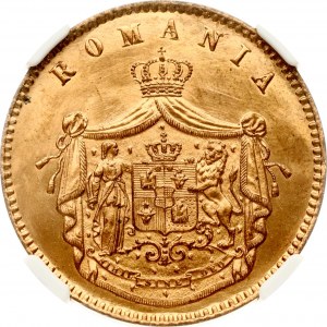Romania 10 Bani 1867 HEATON NGC PF 66 RD TOP POP