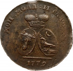 Rusko pro Moldavsko 2 paras - 3 kopějky 1772