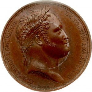 Russia Medal Visit of Alexander I to the Paris 1814 PCGS SP 63