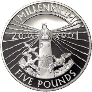 Alderney, 5 Pounds 2001