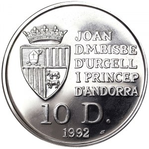 Andorra, 10 Diners 1992