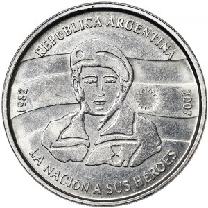 Argentina, 2 Pesos 2007
