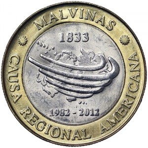 Argentina, 2 Pesos 2012