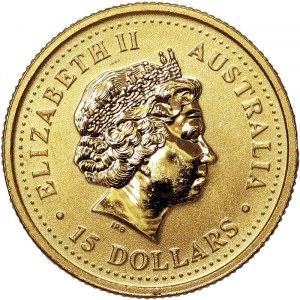Australia, 15 Dollars 2002