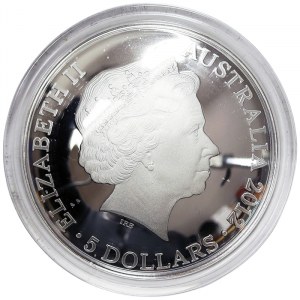 Australia, 5 Dollars 2012