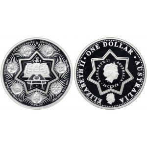 Australia, 1 Dollar+25 Cents 2001