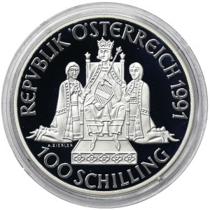 Austria, 100 Schilling 1991