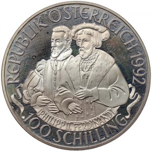 Austria, 100 Schilling 1992