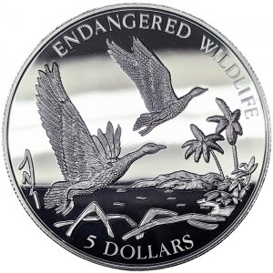 Bahamas, 5 Dollars 1994