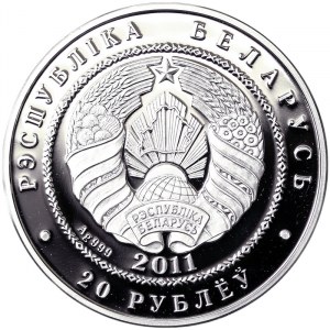 Belarus, 20 Roubles 2011