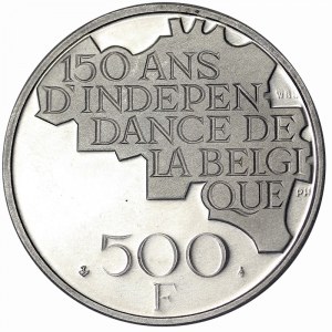 Belgium, 500 Francs 1980