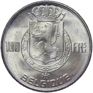 Belgium, 100 Francs 1954