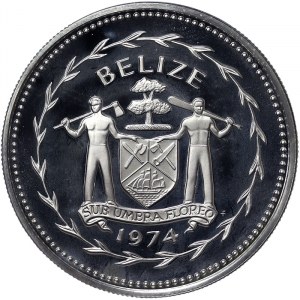 Belize, 5 Dollars 1975