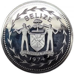 Belize, 1 Dollar 1974