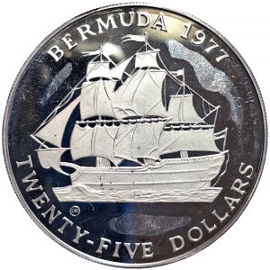 Bermuda, 25 Dollars 1977