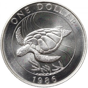 Bermuda, 1 Dollar 1986