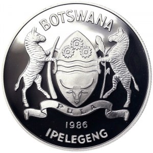 Botswana, 2 Pula 1986