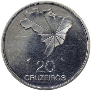 Brazil, 20 Cruzeiros 1972