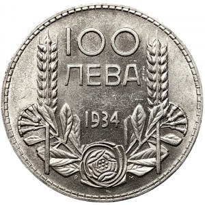Bulgaria, 100 Leva 1934