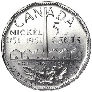 Canada, 5 Cents (Token) 1951