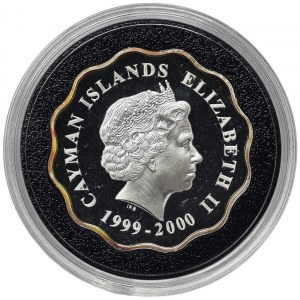 Cayman Islands, 2 Dollars 2000