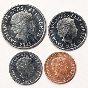 Kajmany, Lot 4 szt.