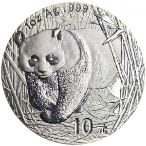 China, 10 Yuan 2001