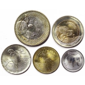 Colombia, Lot 5 pcs.