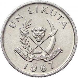Congo, 1 Likuta 1967