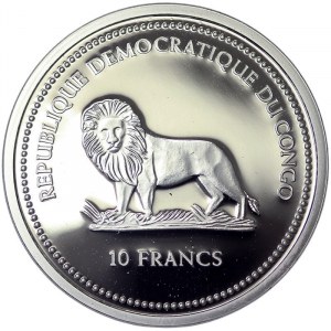 Congo, 10 Francs 2004