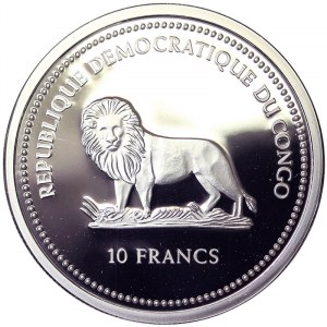 Congo, 10 Francs 2004