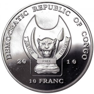 Congo, 10 Francs 2010