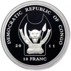 Congo, 10 Francs 2011