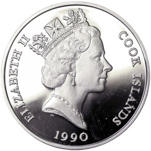 Cook Islands, 50 Dollars 1990