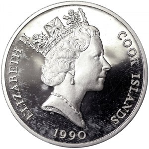 Cook Islands, 50 Dollars 1990