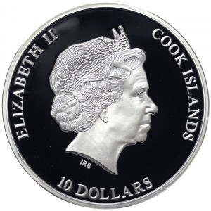 Cook Islands, 10 Dollars 2012