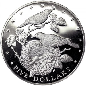 Cook Islands, 5 Dollars 1978